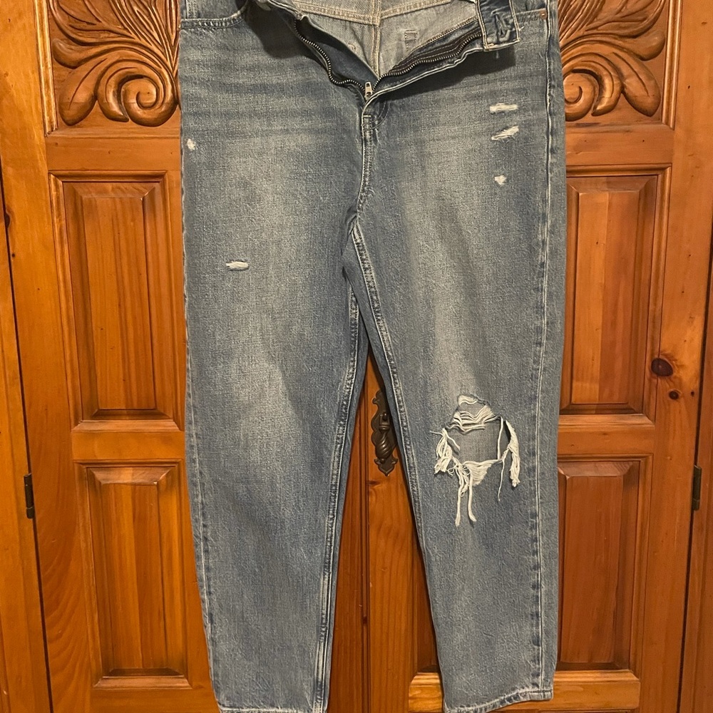 Women’s GAP size 10/30 Distressed mom jean
